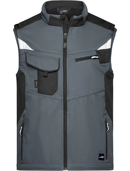 Daiber JN 845 Pracovní vesta - Strong 02.0845 carbon/black