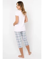 Italská móda Glamour po celé délce 3/4 velikosti sp. barva: světle růžová/potisk