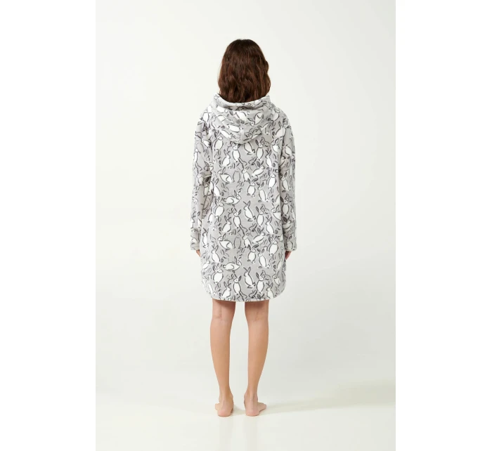 Vamp - Fleecová noční košile s potiskem králíčka 21463 - Vamp