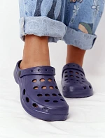 Dámské Nazouváky Tmavě Modré Pěnové Crocsy EVA