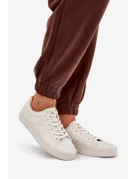 Nízké Dámské Tenisky Z Eko Kůže Big Star model 21686472 Béžové - Big Star Shoes