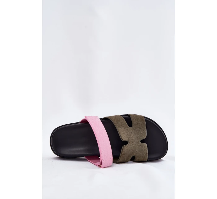 Dámské Pantofle Na Suchý Zip model 21697746 - VINCEZA