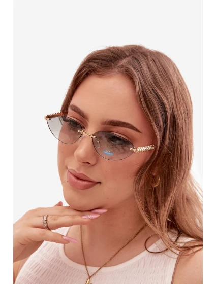 Dámské sluneční brýle s UV filtrem Zelené