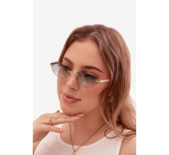 Dámské sluneční brýle s UV filtrem Zelené