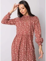 Šaty D50016F30263A tmavě oranžová Šaty D50016F30263A tmavě oranžová