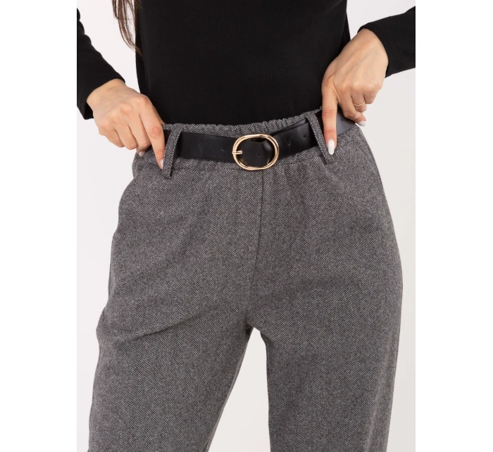 Spodnie IT SP model 21776425 ciemny szary - FPrice Spodnie IT SP model 21776425 ciemny szary - FPrice