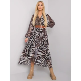 Šaty LC SK 22K 3038 2.80P černá béžová Šaty LC SK 22K 3038 2.80P černá béžová