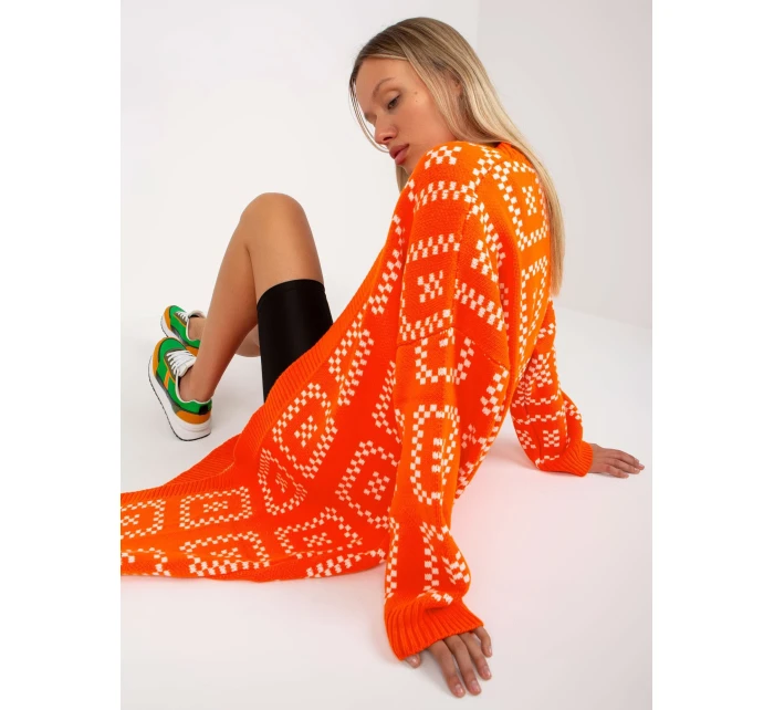 Dámský svetr LC SW 0296 oranžový