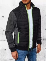 Pánská přechodná prošívaná bunda černá FashionStreet TX4398