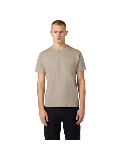 Pánské tričko Champion SS Tee beige 220278 ES035 pánské
