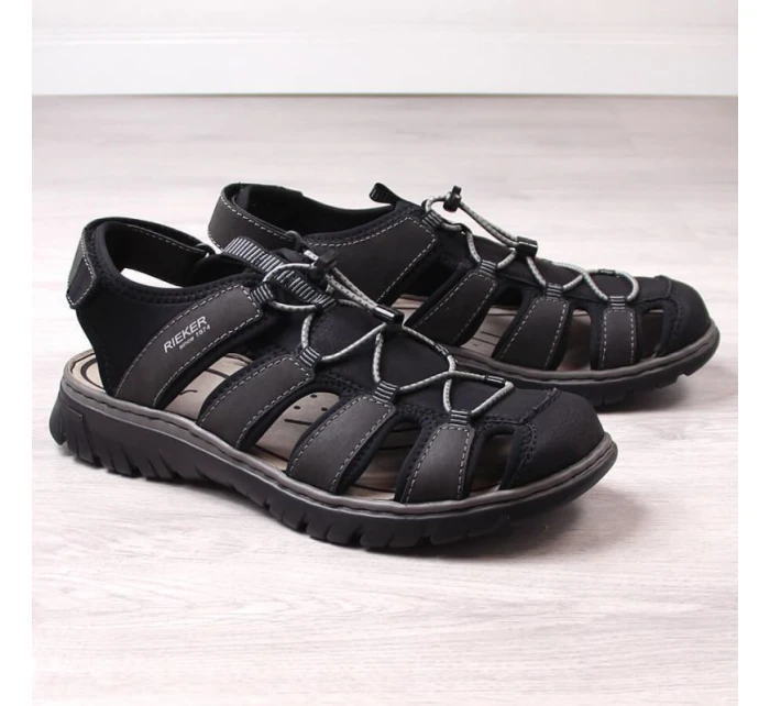 Vestavěné sandály Rieker M 26770-00 RKR584 Vestavěné sandály Rieker M 26770-00 RKR584