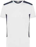 Daiber JN 1824 Pánské pracovní tričko - Strong 02.1824 white/carbon