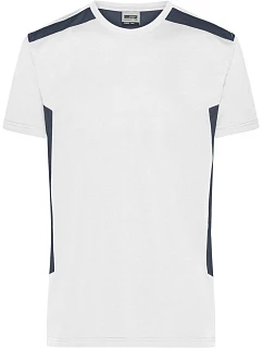 Daiber JN 1824 Pánské pracovní tričko - Strong 02.1824 white/carbon