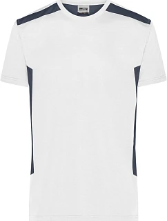 Daiber JN 1824 Pánské pracovní tričko - Strong 02.1824 white/carbon