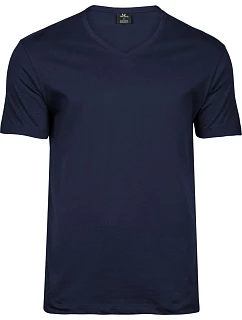 TJ Pánské tričko do V  18. navy model 22498551 - Tee Jays