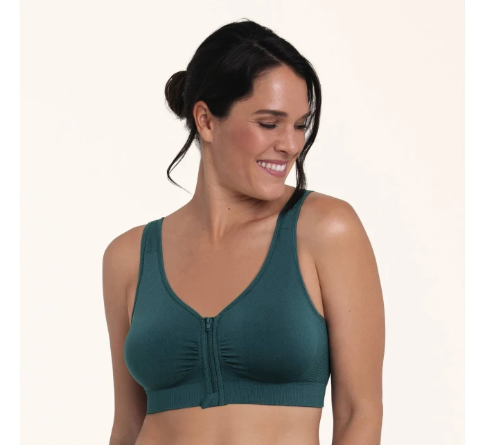 Lynn chirurgická podprsenka moldovaná, zap. vpředu 5768X smaragd - Anita Care