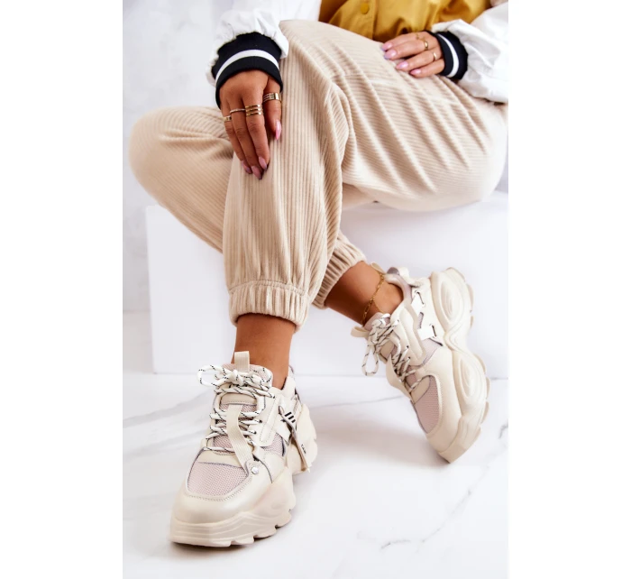 Sportovní obuv Tenisky GOE JJ2N4082 Béžová Sportovní obuv Tenisky GOE JJ2N4082 Béžová