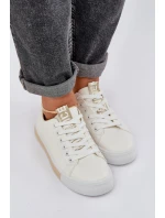 Dámské klasické zlaté tenisky model 21684893 - Boto Dámské klasické zlaté tenisky model 21684893 - Boto