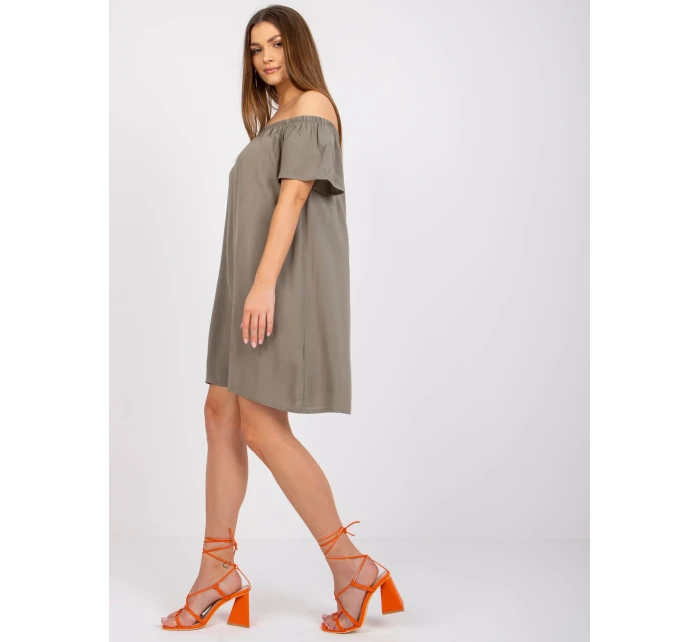 Dámské šaty-D73761M30145G-khaki