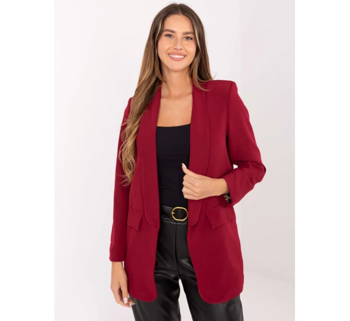 Marynarka DHJ MA  bordowy model 21421327 - FPrice