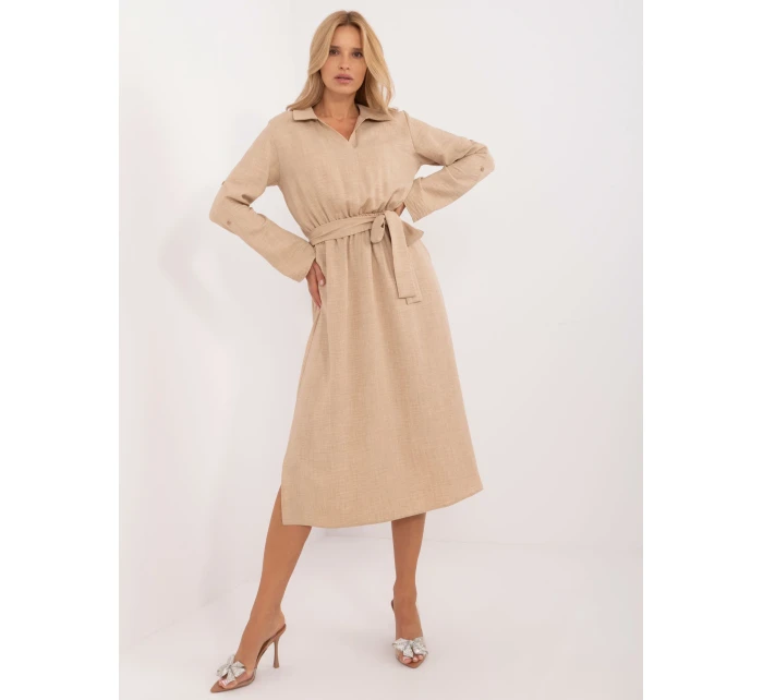 Sukienka LK SK model 20463639 beżowy - FPrice