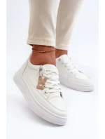 Dámské tenisky Sportovní obuv na platformě s ozdobou, bílá Vinceza Dámské tenisky Sportovní obuv na platformě s ozdobou, bílá Vinceza