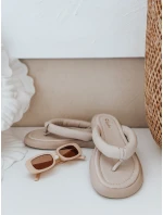 Dámské žabky beige model 21990301 - Dstreet