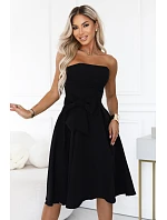 sukienka midi bez z  czarna model 22550994 - numoco