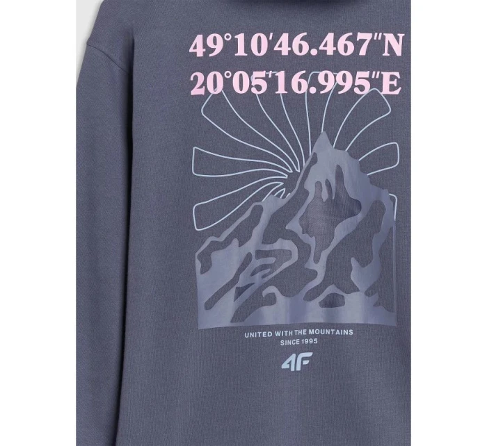 Dívčí mikina s kapucí 4F 4FJWSS25TSWSF1482-22S Dívčí mikina s kapucí 4F 4FJWSS25TSWSF1482-22S