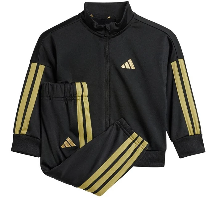 Dětské tepláky adidas Essentials Climacool černo-zlaté JC8857 Dětské tepláky adidas Essentials Climacool černo-zlaté JC8857