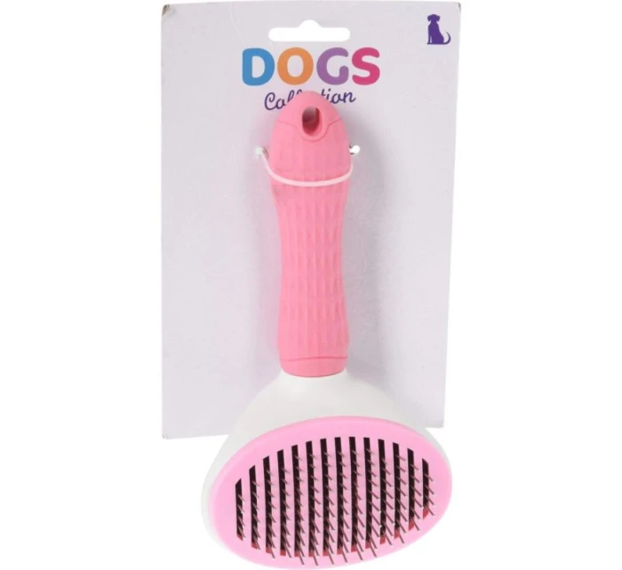 SAMOČISTICÍ KARTÁČ PRO PSY A KOČKY RŮŽOVÝ