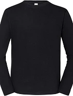 Fruit of the Loom Iconic 195 LSL Pánské tričko z těžké bavlny s dl. rukávem 16.1360 black
