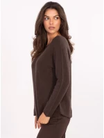 Svetr IT SW 2219.63 tmavě hnědý Svetr IT SW 2219.63 tmavě hnědý