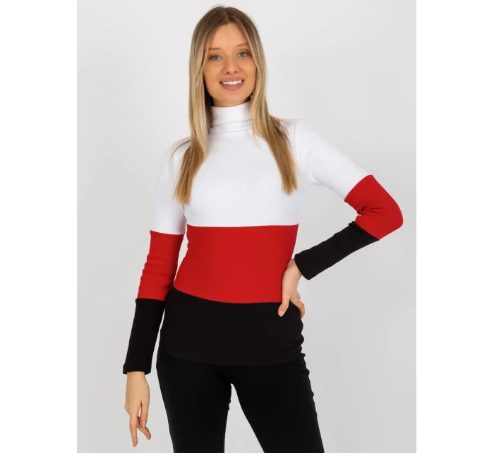 Dámská halenka RV BZ 8465 1.14P červená - FPrice Dámská halenka RV BZ 8465 1.14P červená - FPrice