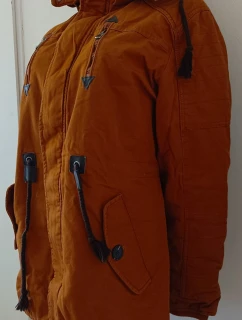 Pánská zimní bunda Z-6682 hořčicová - Rosso