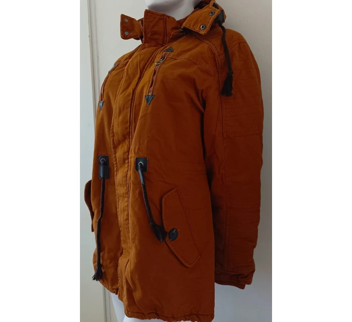 Pánská zimní bunda Z-6682 hořčicová - Rosso