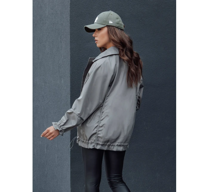 Dámská přechodná bunda ORLANDO tmavě šedá FashionStreet TY4507