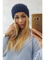 Čepice s Magda navy blue model 18751331 - K-Fashion Čepice s Magda navy blue model 18751331 - K-Fashion