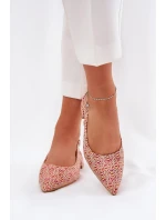 Pletené Dámské Sandály Na Podpatku Multikolor model 21687139 - Boto Pletené Dámské Sandály Na Podpatku Multikolor model 21687139 - Boto