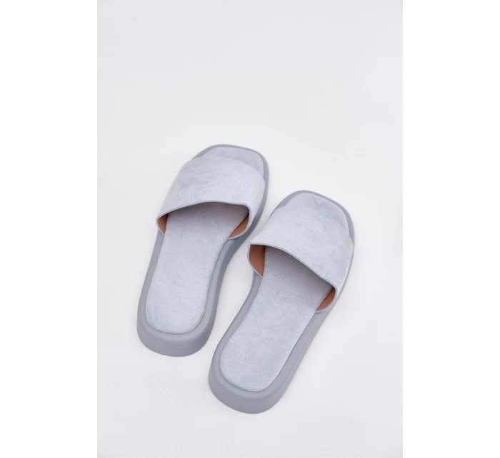 Dámské Sandály Na Platformě Z Eko Semiše Světle Modré Jorina