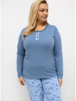 Piżama DU PI FP model 22016625 niebieski - FPrice