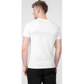 Pánské tričko 4F H4L22-TSM013 bílé
