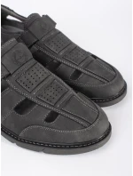 Moderní šedo-stříbrné pánské polobotky Moderní šedo-stříbrné pánské polobotky