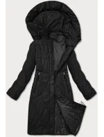 Černá dámská prošívaná bunda pro přechodné období S'West (B8302-1) Černá dámská prošívaná bunda pro přechodné období S'West (B8302-1)