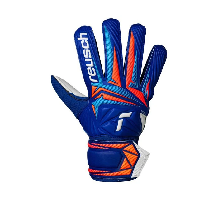 Attrakt Solid Junior brankářské rukavice modré model 22057159 - Reusch Attrakt Solid Junior brankářské rukavice modré model 22057159 - Reusch