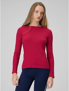 Dámský žebrovaný úplet slim fit longsleeve model 22209696 dámské - 4F