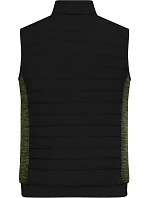 Daiber JN 1864 Pánská vesta s podšívkou 02.1864 black/olive melange Daiber JN 1864 Pánská vesta s podšívkou 02.1864 black/olive melange