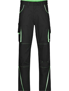 Daiber JN 847 (62) Pracovní kalhoty - Color 02.847X black/lime green