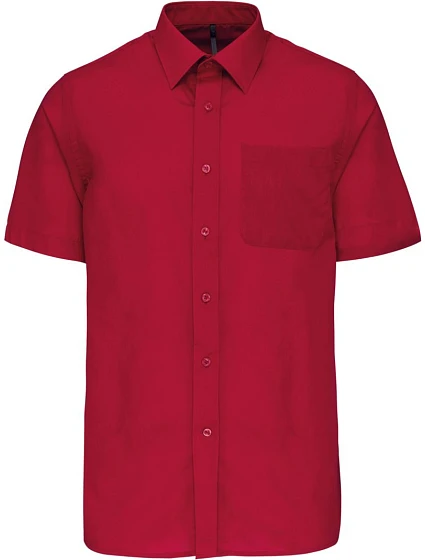 Kariban K 551 Popelínová košile "Ace" s krátkým rukávem 20.K551 classic red Kariban K 551 Popelínová košile "Ace" s krátkým rukávem 20.K551 classic red