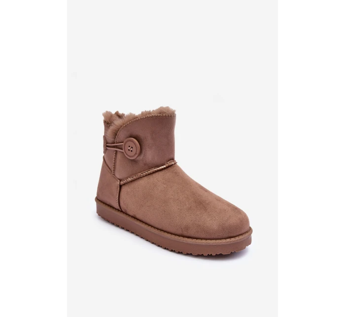 Ocieplane Dámské Sněžáky s Ozdobou Tmavě Bežové Siriol Ocieplane Dámské Sněžáky s Ozdobou Tmavě Bežové Siriol